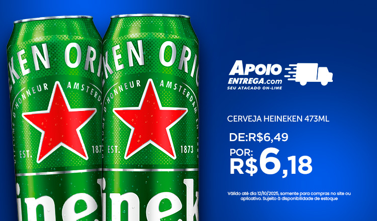 Cerveja Heineken 473ml 12/10